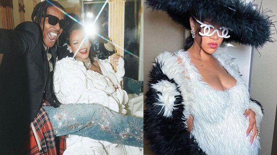 Rihanna e A$AP Rocky - Reprodução/Instagram
