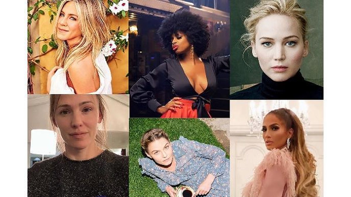As Jennifers Aniston, Dias, Lawrence, Garner, Morrison e Lopez - Instagram/Reprodução