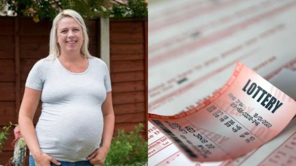 Sarah ganhou na loteria apenas dois dias antes de dar à luz - Reprodução/Metro News