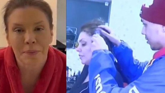 Em luta contra câncer, Simony mostra vídeo do filho raspando sua cabeça - Reprodução/Instagram/RedeTV!