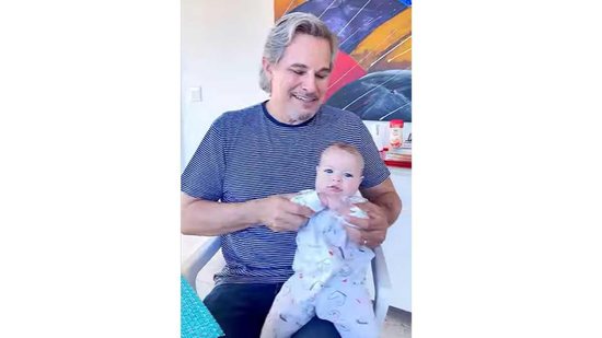 Edoson Celulari faz homenagem para a filha, Chiara de 8 meses - Reprodução/Instagram