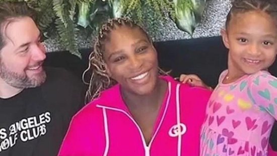 Serena Williams mostra filha - Reprodução/ Tik Tok