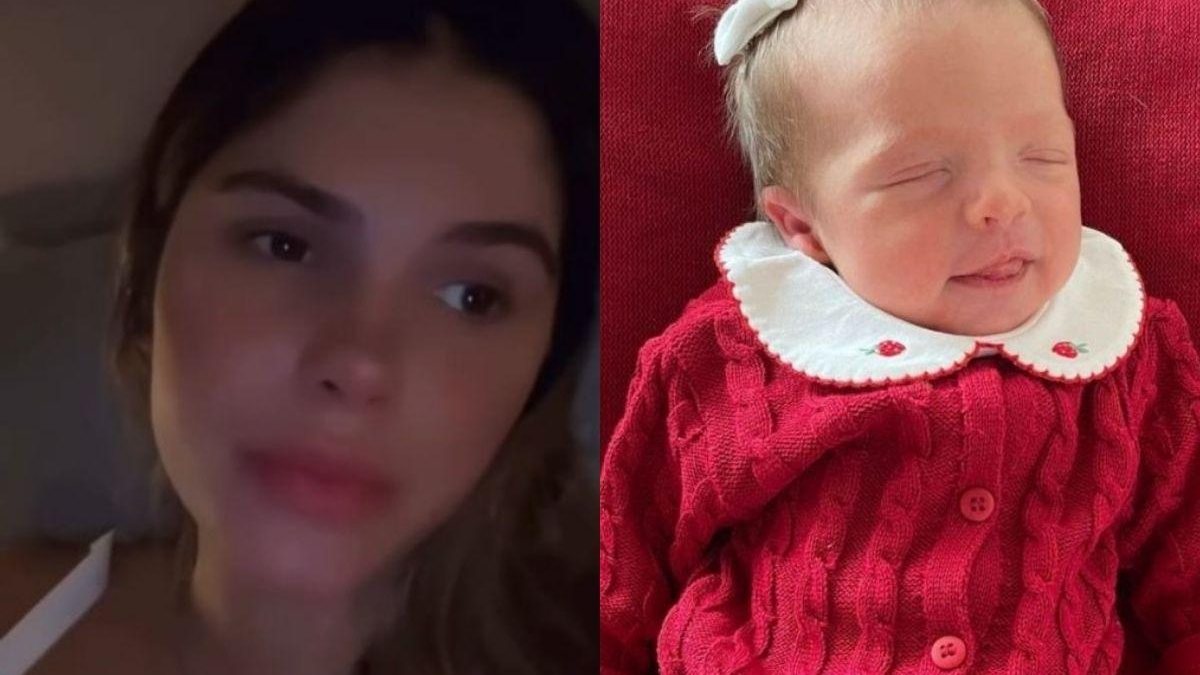 Bárbara Evans contou que a filha recém-nascida teve uma noite difícil - Reprodução/Instagram @barbaraevans22