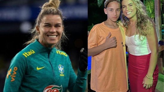 Tamires é a única jogadora da Seleção Brasileira que é mãe - Reprodução/ Instagram