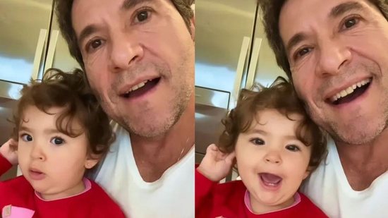 Filha do cantor Daniel imita risada do pai - Reprodução/Instagram