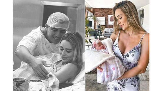 Letícia Santiago e filha recém-nascida Stela - Reprodução/ Instagram @le_santiago