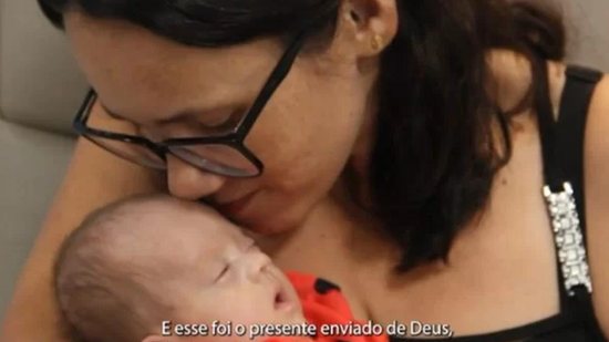 Eloah e a mãe, Ana Cláudia - Reprodução/TV Globo
