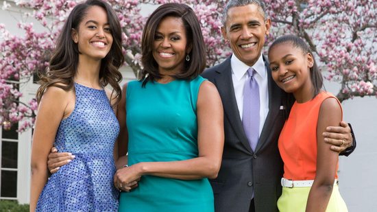 Barack Obama com a família - Reprodução/ Instagram @barackobama