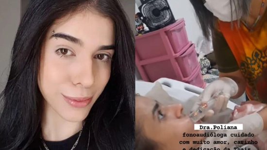 A mãe de Thais mostrou a evolução da filha - Reprodução/Instagram