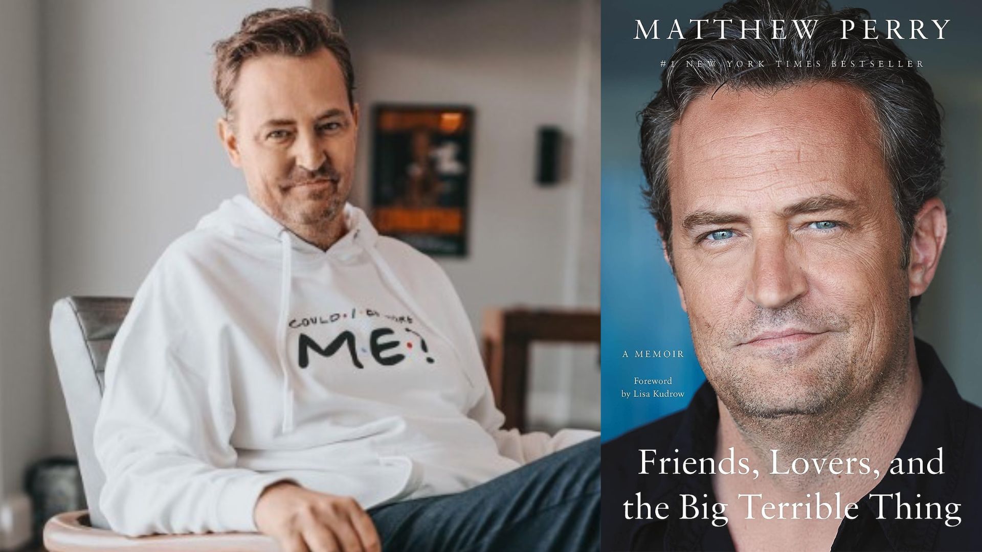 Matthew Perry e seu livro "Amigos, Amores e Aquela coisa Terrível