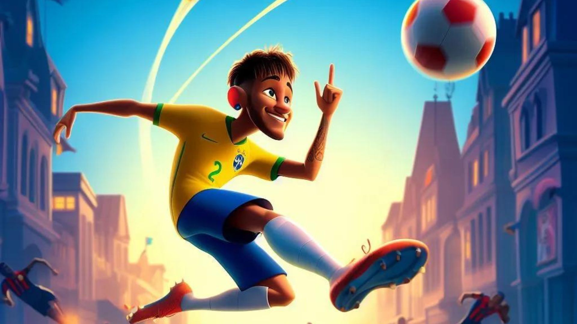 Neymar em versão animada
