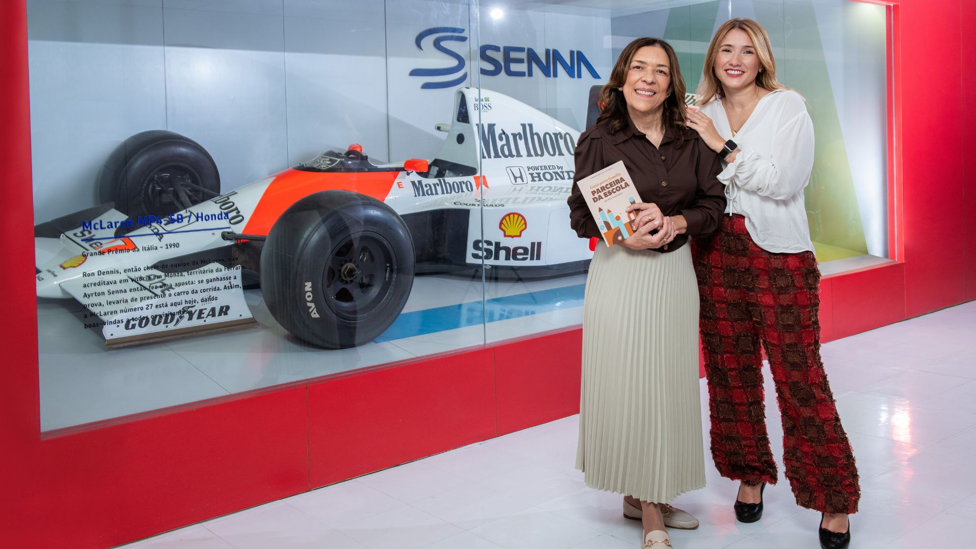 Roberta e Taís visitam Instituto Ayrton Senna