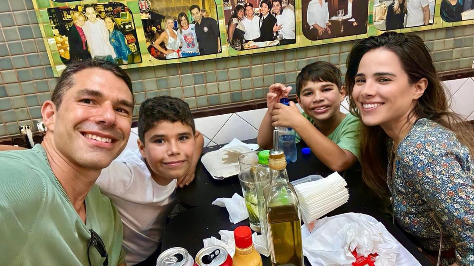 Wanessa Camargo, Marcus  Buaiz e os filhos José Marcus e João Francisco