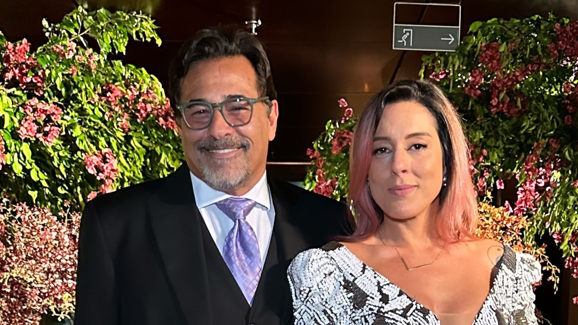 Luciano Szafir e esposa