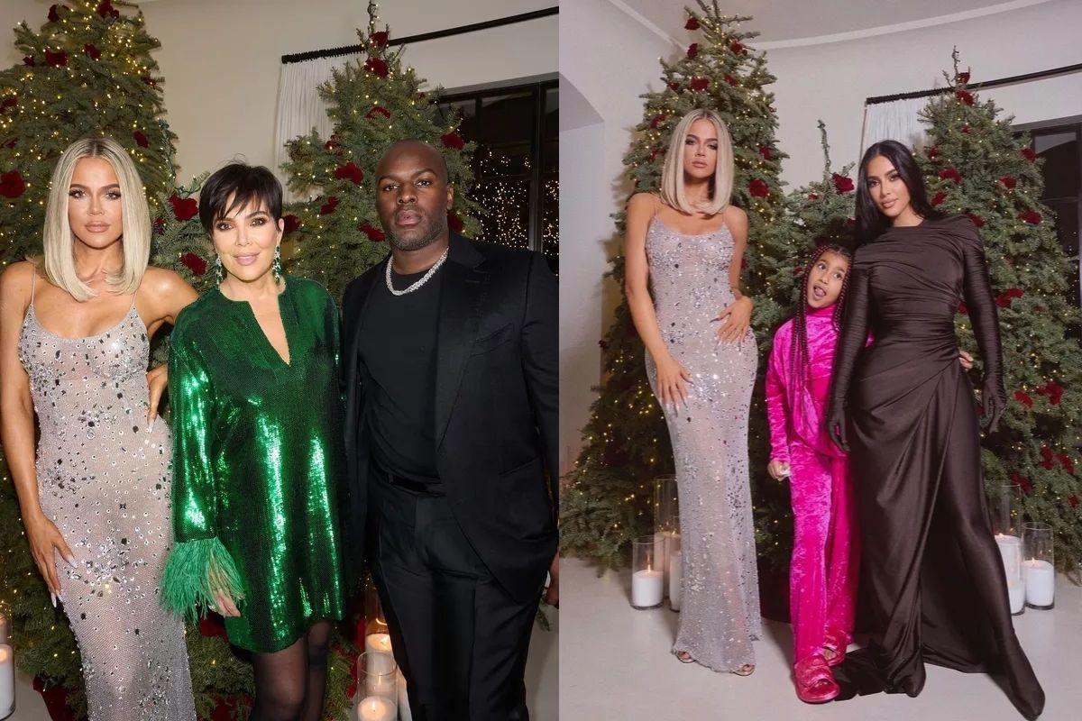 Família Kardashian abre álbum de fotos do Natal e as roupas chamam atenção 