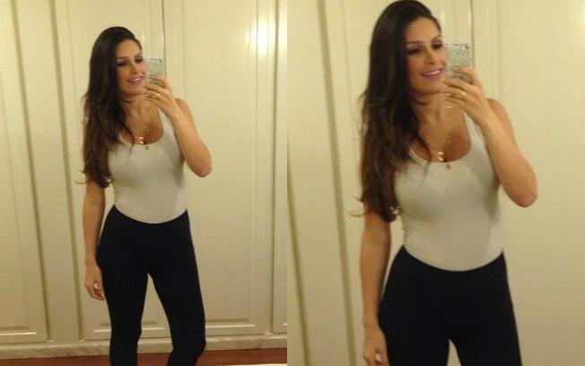 A ex-Miss Natália Guimarães perdeu 18 quilos em duas semanas