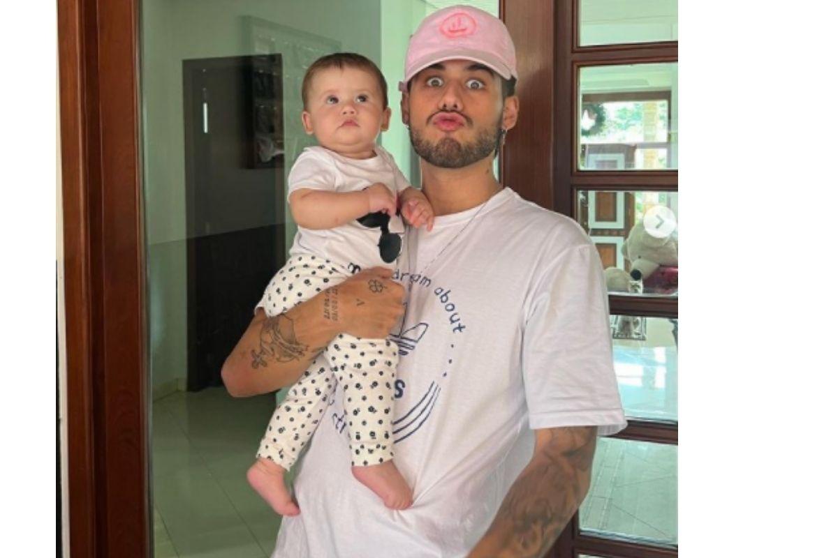 Zé Felipe comemora 7 meses da filha com declaração nas redes: "Maior amor do mundo"