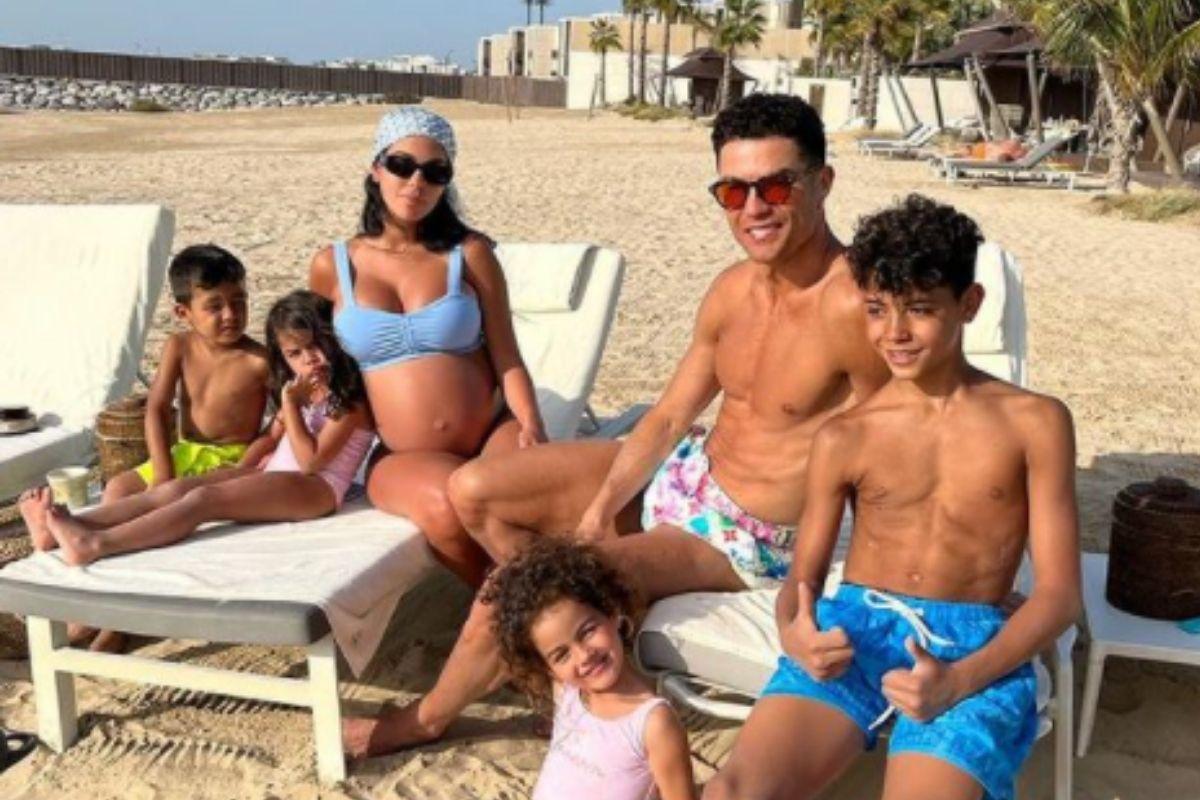 Cristiano Ronaldo e família