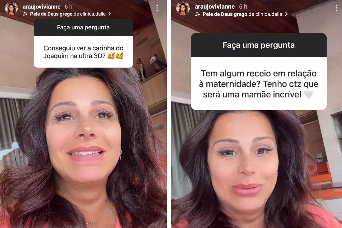 Viviane Araújo fala sobre gestação