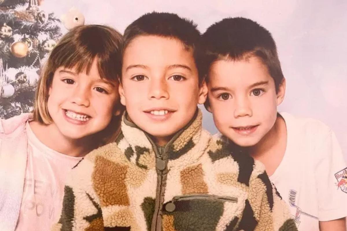 Liz, Dom e Bem, filhos de Luana Piovani e Pedro Scooby (Foto: Reprodução/Instagram @luapio)