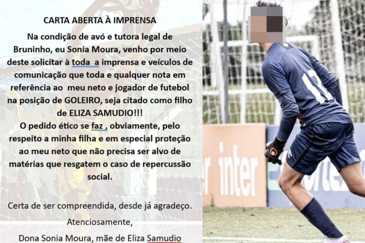Avó de Bruninho pede que goleiro seja ligado apenas à Eliza Samudio 