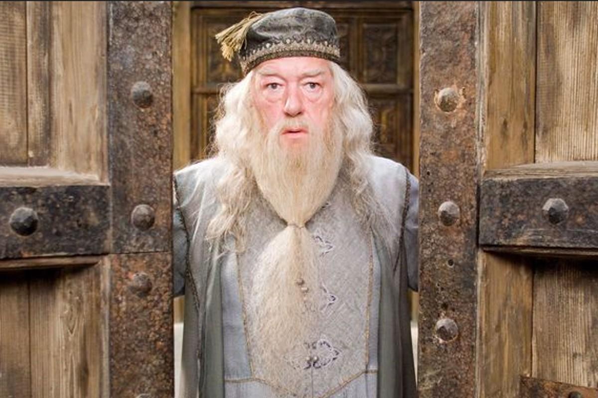 Ator que interpretava Alvo Dumbledore, Michael Gambon