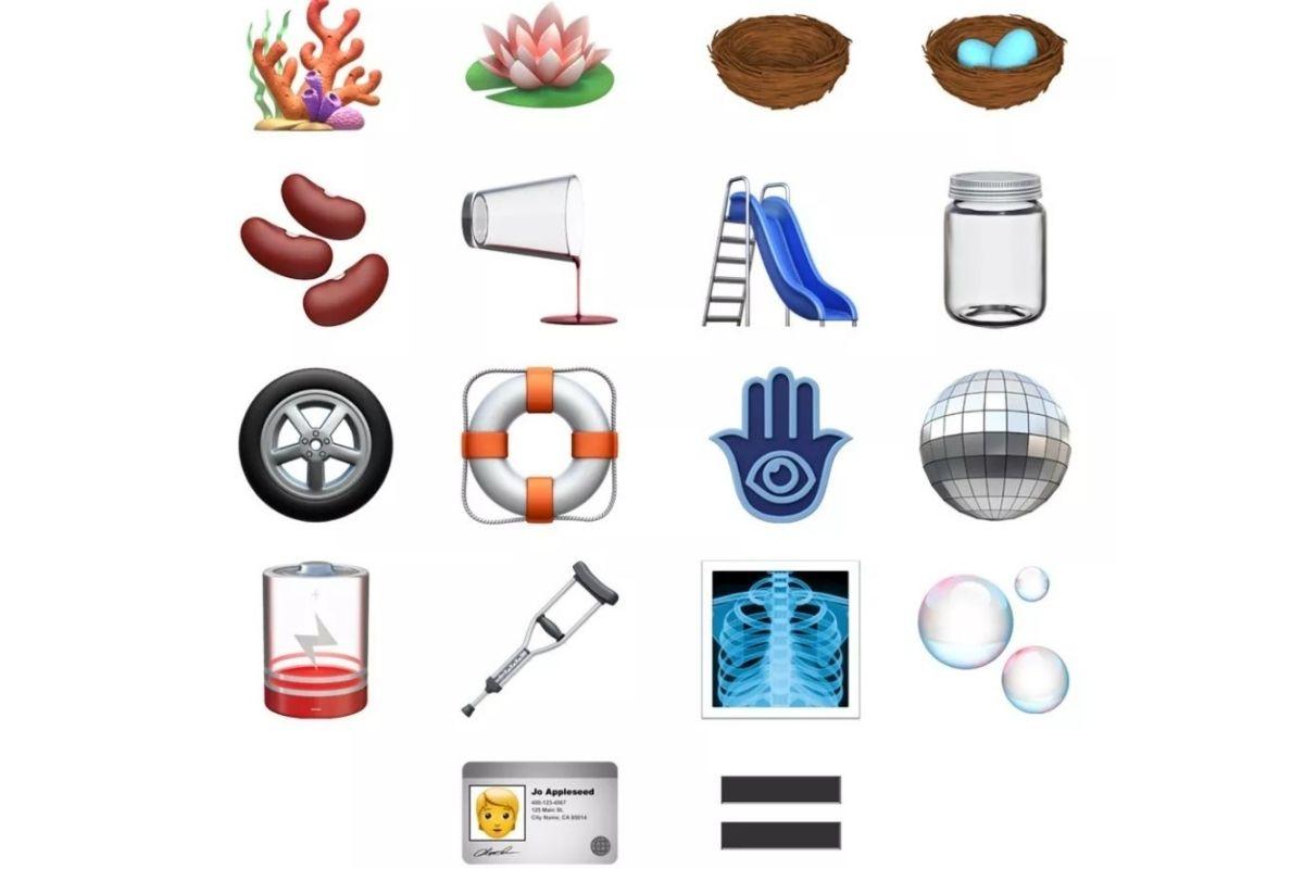 Escorregador, raio-x, e muitos outros emojis foram disponibilizados com a nova atualização