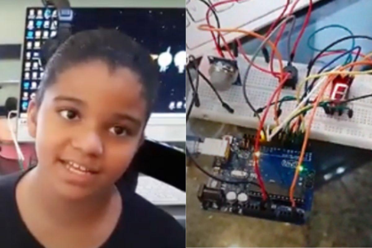 Menina cria circuito robótico para ajudar idosos