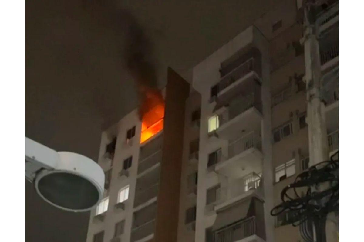 Incêndio no Rio de Janeiro
