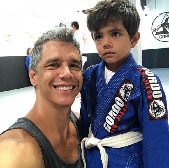 Márcio com o caçula, João, de 4 anos (Foto: Repodução Instagram / @oficialmarciogarcia)