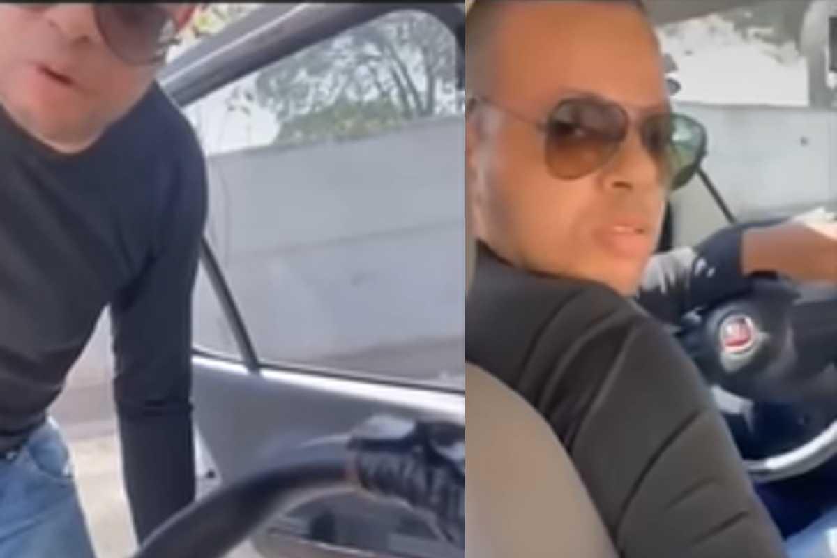 Uma mulher acusou um motorista de aplicativo de agressão após ele expulsá-la do carro com o filho