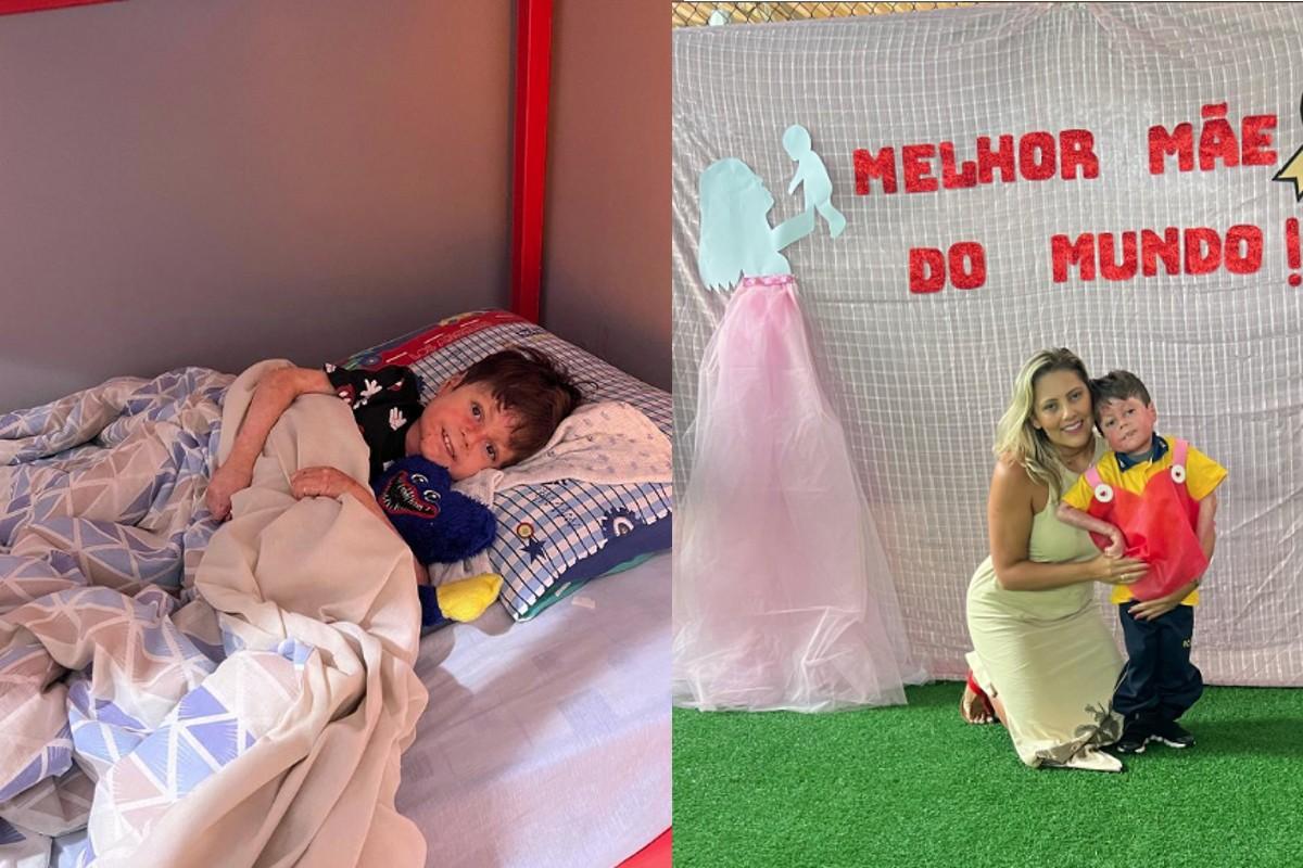 Mãe e filho se reencontram após 16 dias de coma