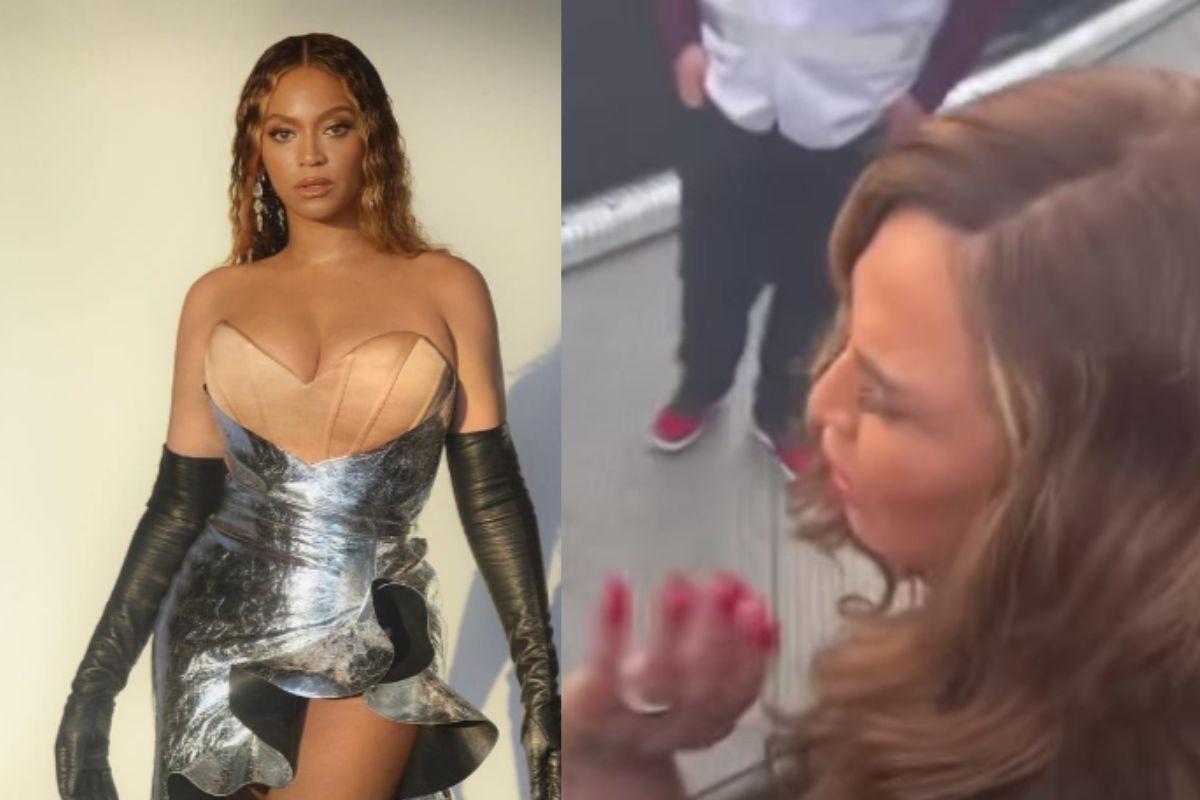 Tina Knowles se perde em show de Beyonce