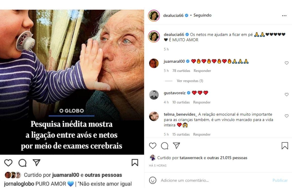 Mãe de Paulo Gustavo faz homenagem aos netos nas redes sociais 