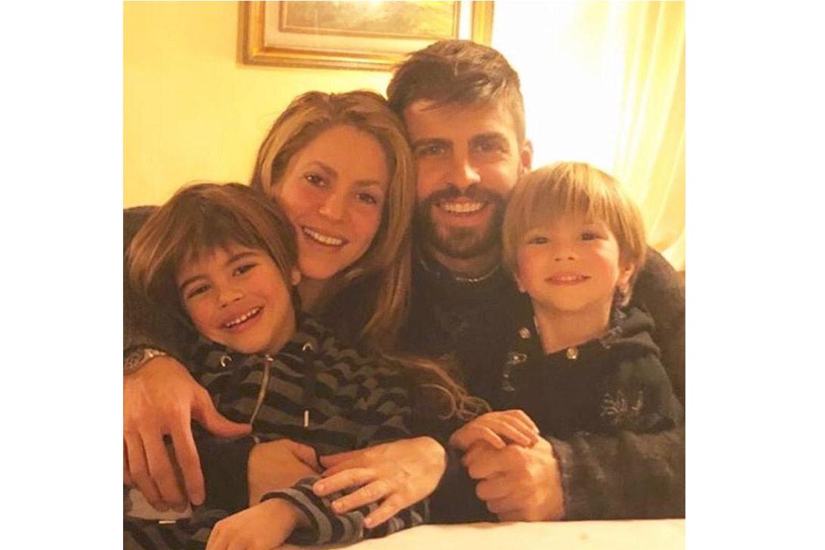 Shakira e Piqué são casados e possuem dois filhos