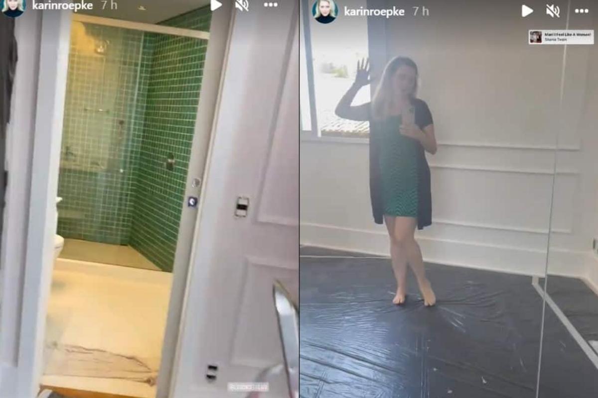 Karin decidiu mostrar no Instagram os detalhes do novo quarto da filha