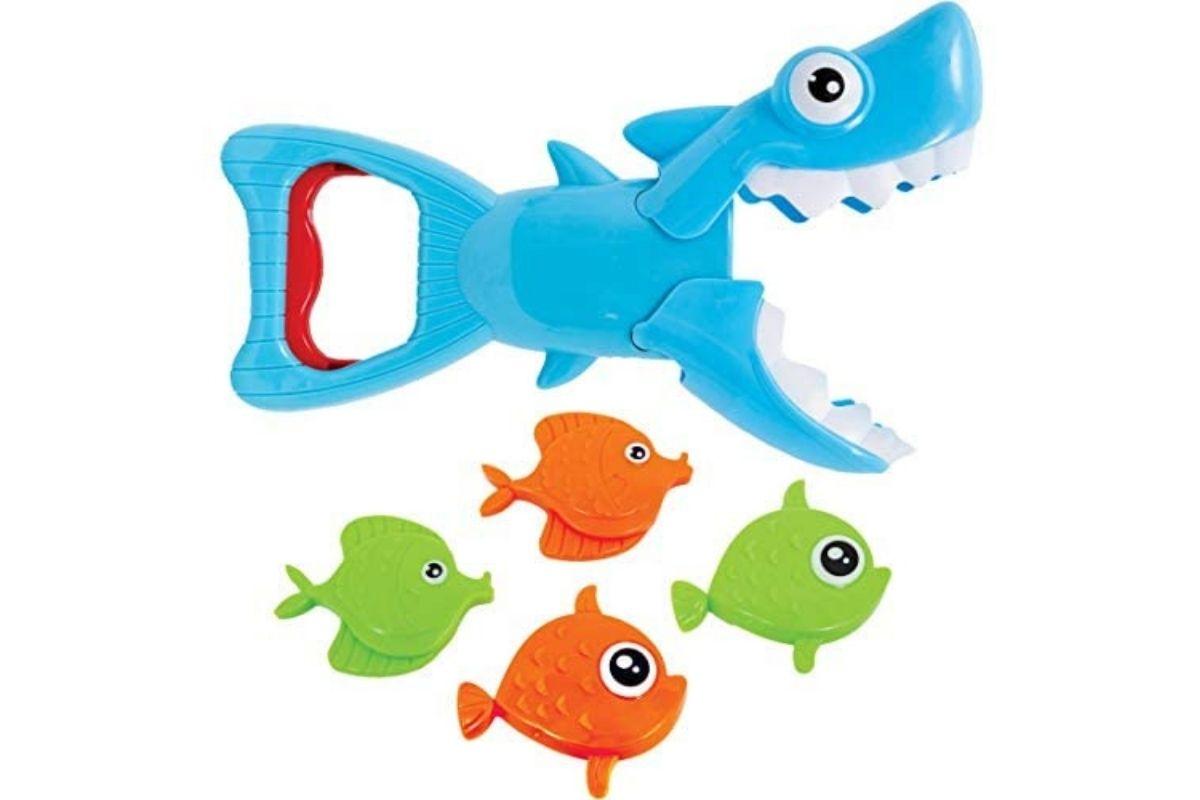 Brinquedos para usar na água: Tubarão Pega Peixinhos, Buba (Foto: Divulgação)