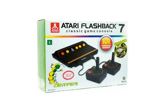 Console Atari Flashback 7 com 101 Jogos na Memória Tectoy R$329,00 pontofrio.com.br (2)