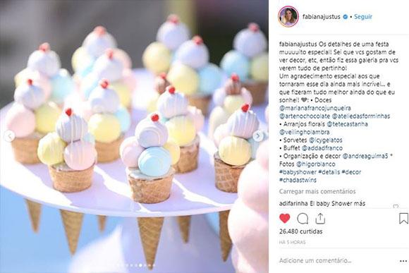 Vários sorvetes! (Foto: Reprodução/ Instagram)