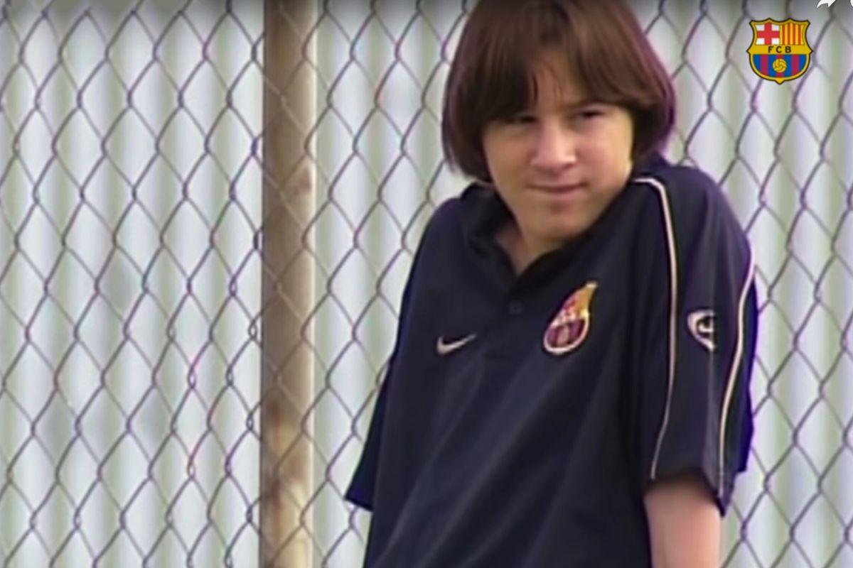 Messi quando jovem 
