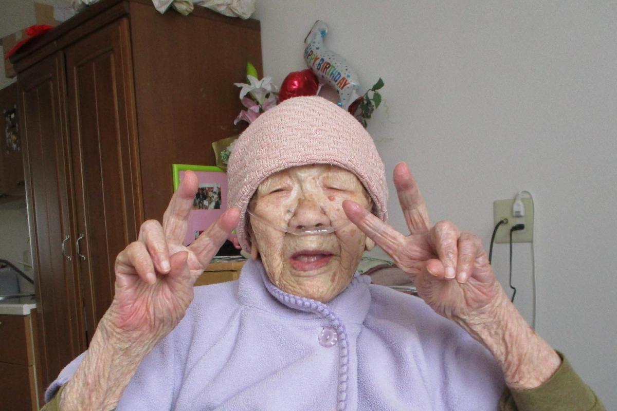 Kane Tanaka, a pessoa mais velha do mundo, completou 119 anos de idade
