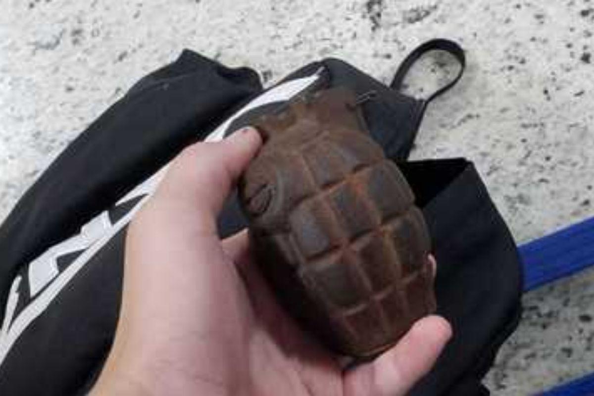 Menino de 13 anos causa pânico na escola após levar granada para a sala de aula em Minas Gerais 