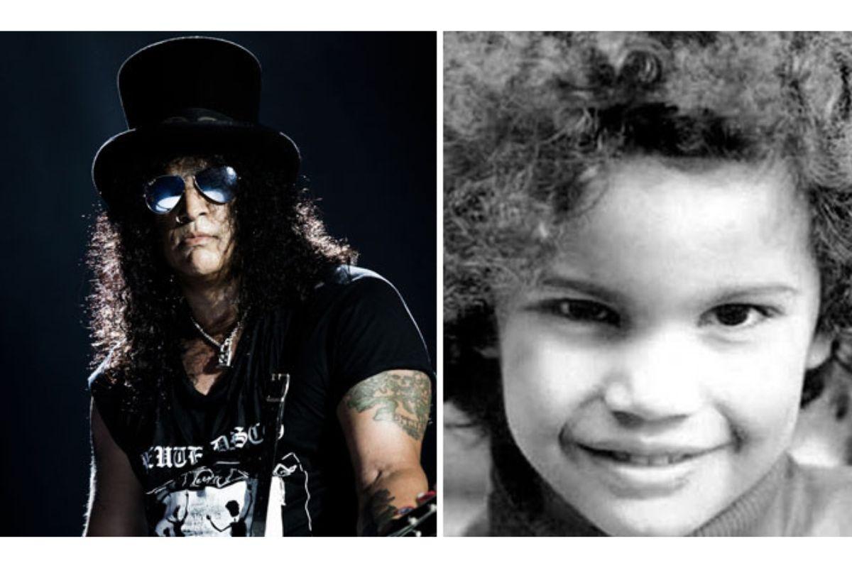 Saul Hudson, mais conhecido como Slash, é um guitarrista que ficou conhecido na banda Guns N' Roses 