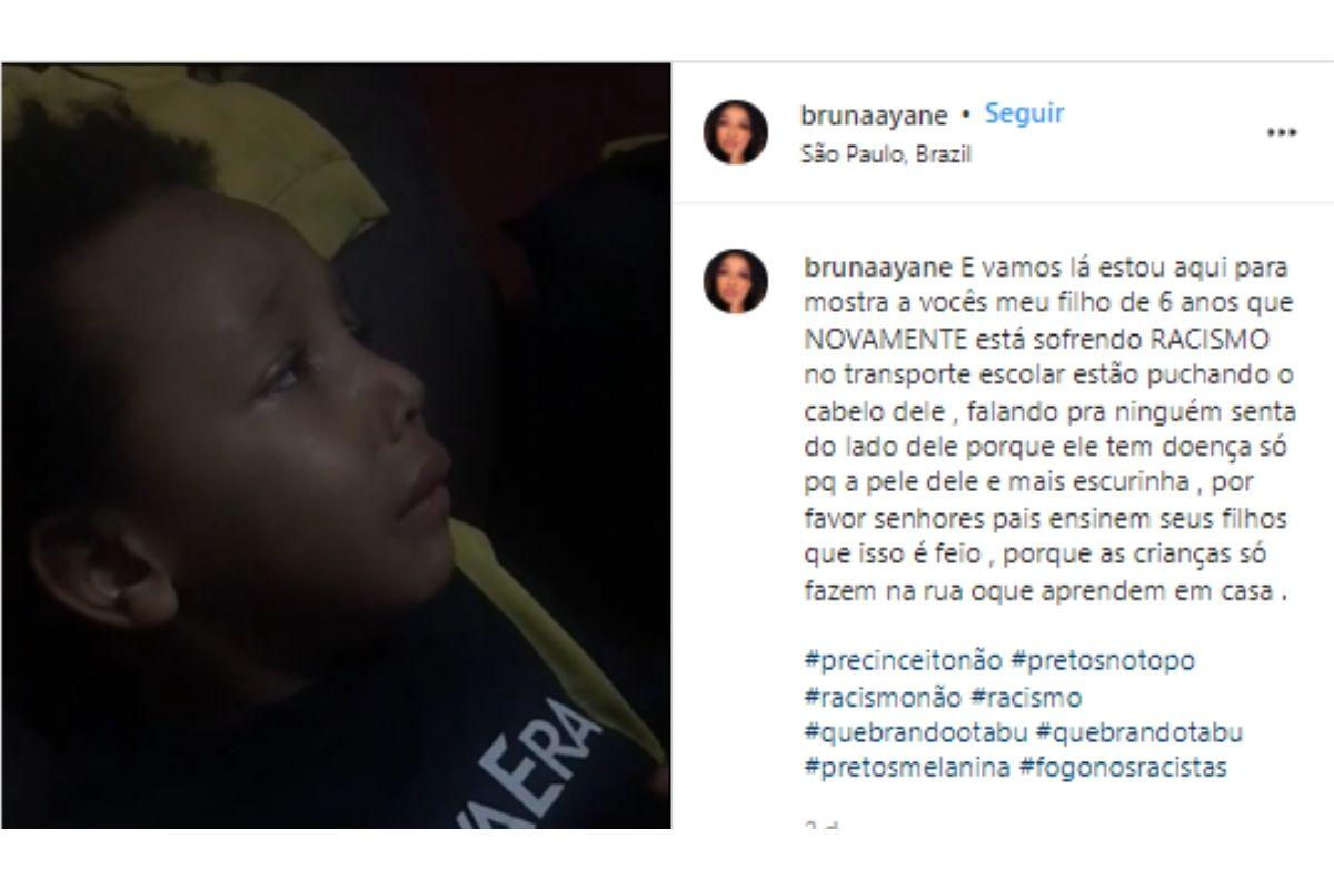 Bruna publicou um apelo no Instagram 