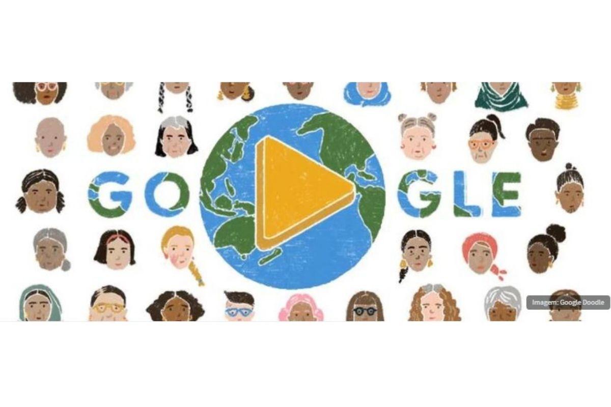O Google alterou o 'doodle' em homenagem ao 'Dia Internacional da Mulher' 