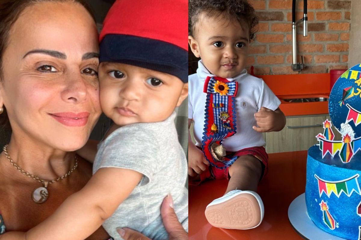 Filho de Viviane Araujo completa 9 meses