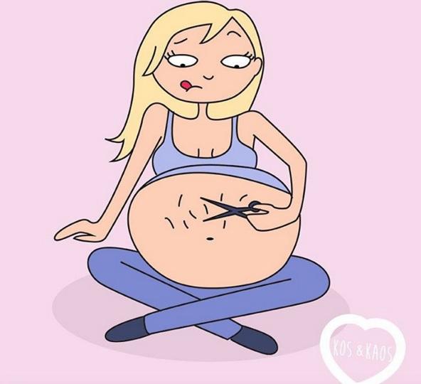 ilustração grávidas 9