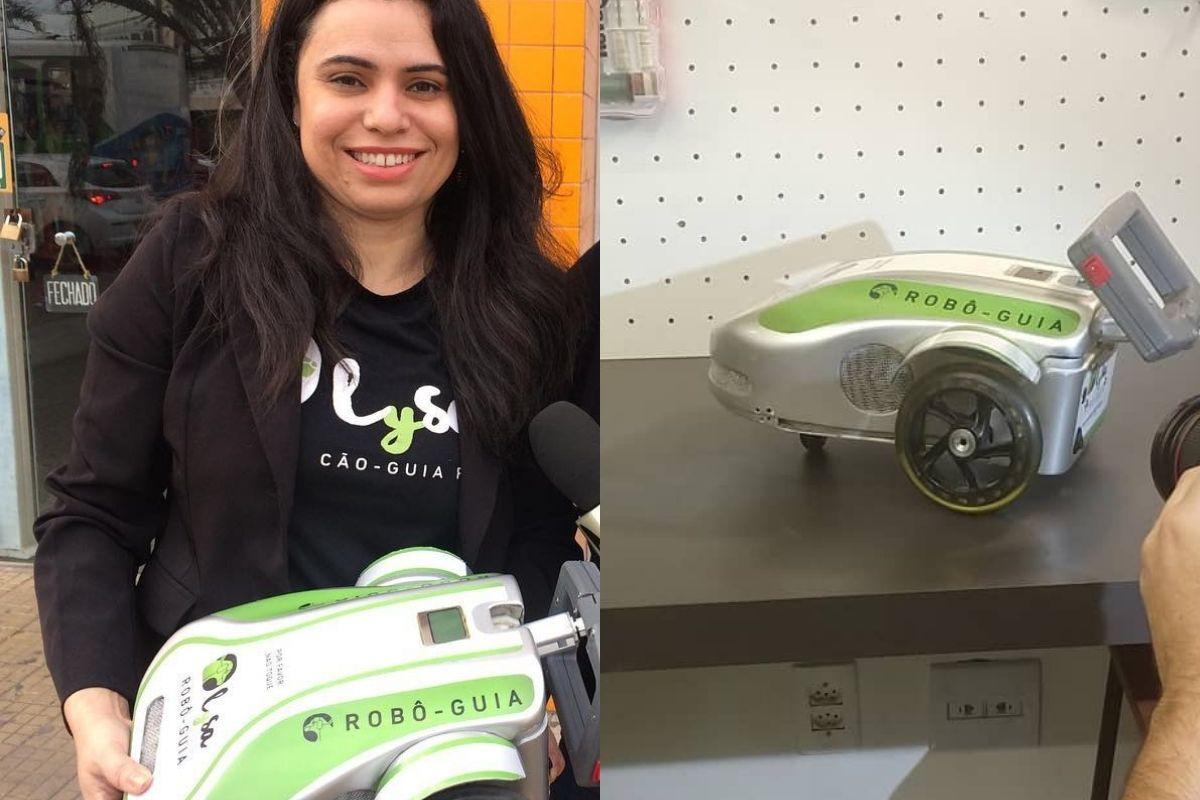 Professora desenvolve robô que serve de "cão-guia" para pessoas cegas