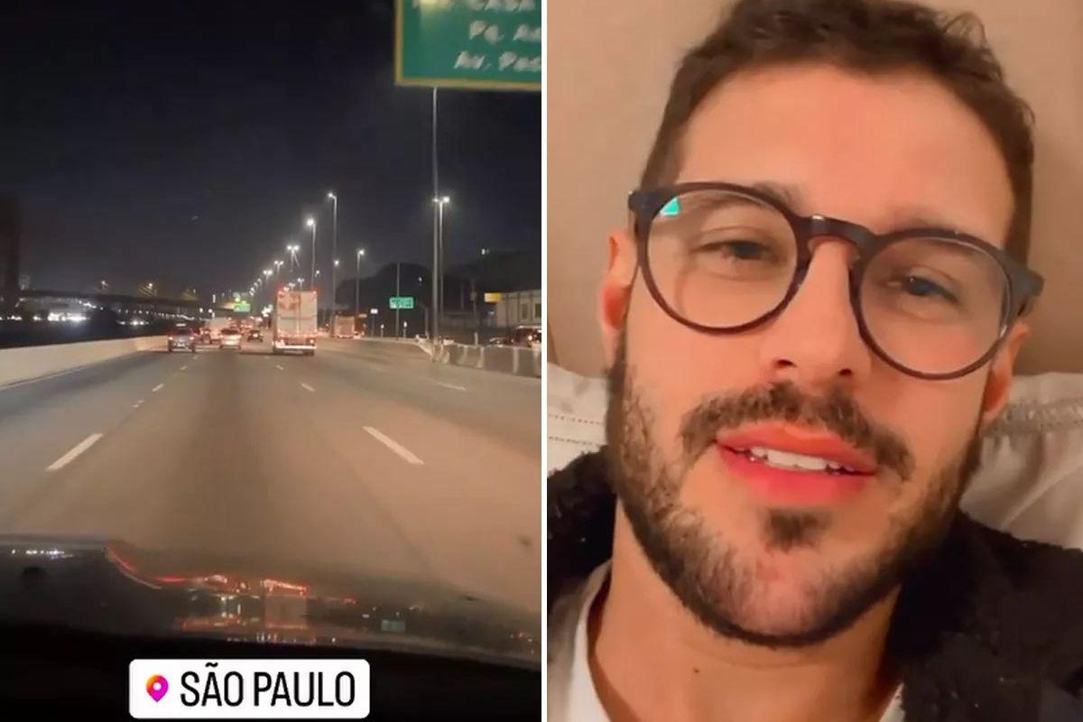 Rodrigo Mussi volta ao local onde sofreu acidente (Foto: Reprodução Instagram)