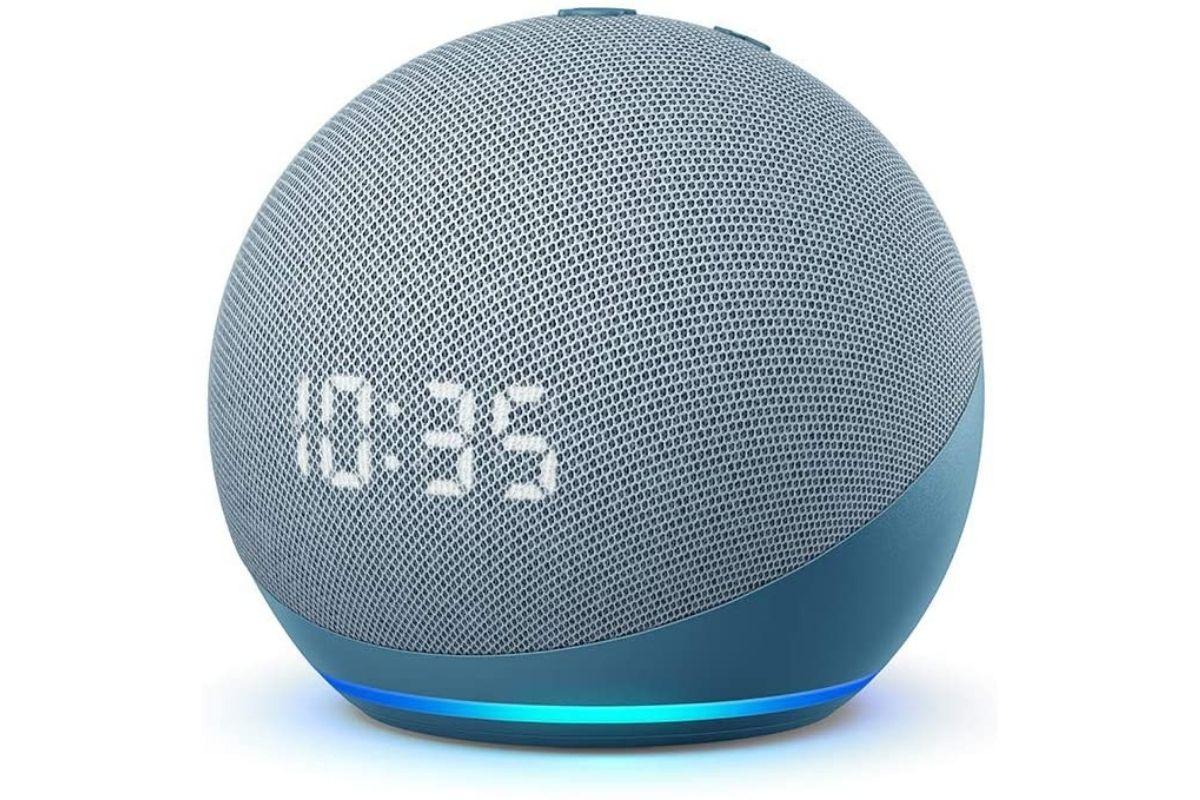 Echo Dot (4ª geração): Smart Speaker com Relógio e Alexa